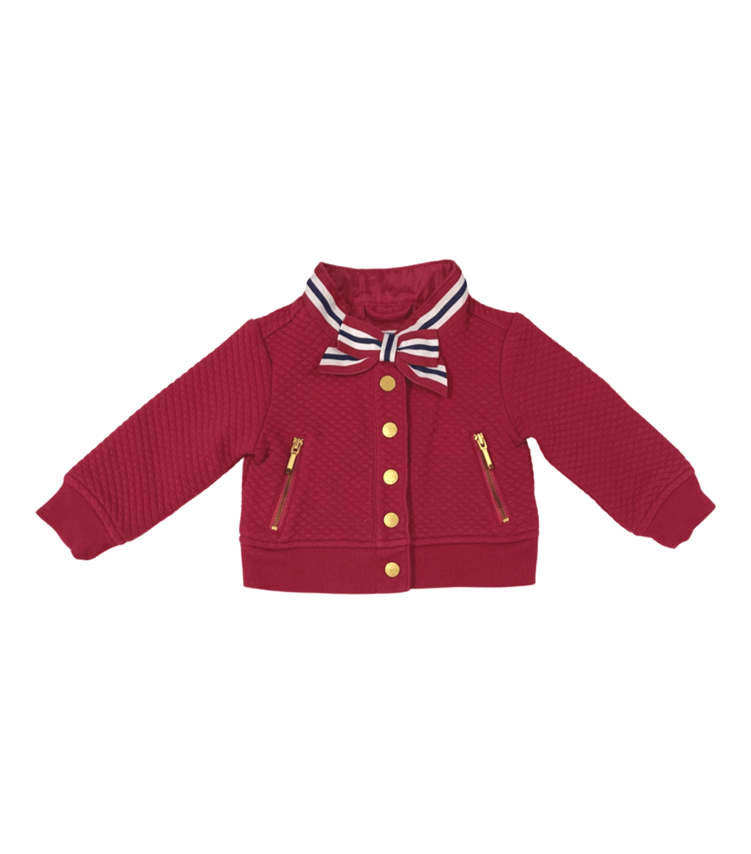 Janie and Jack Pink Bomber Jacket 6 to 12 Months Miena