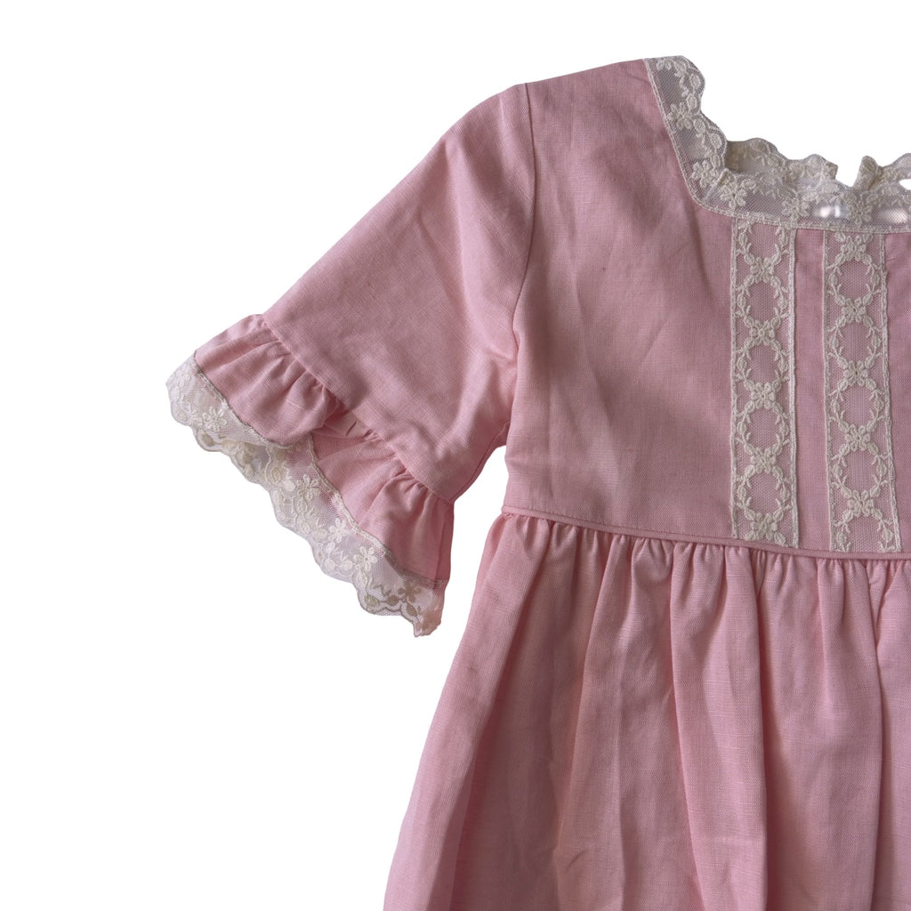 Anacastel Pink Lace Dress – 7T - New - Miena