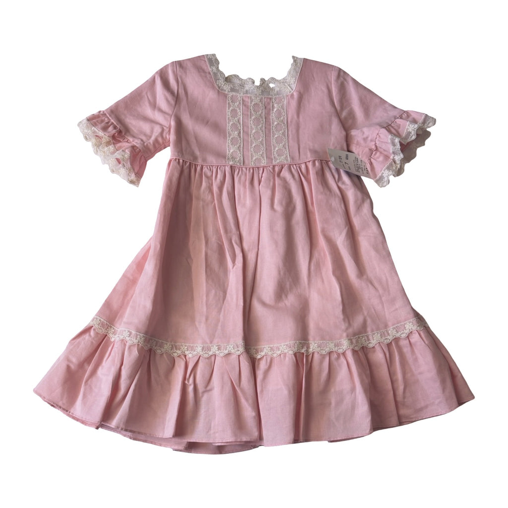 Anacastel Pink Lace Dress – 7T - New - Miena