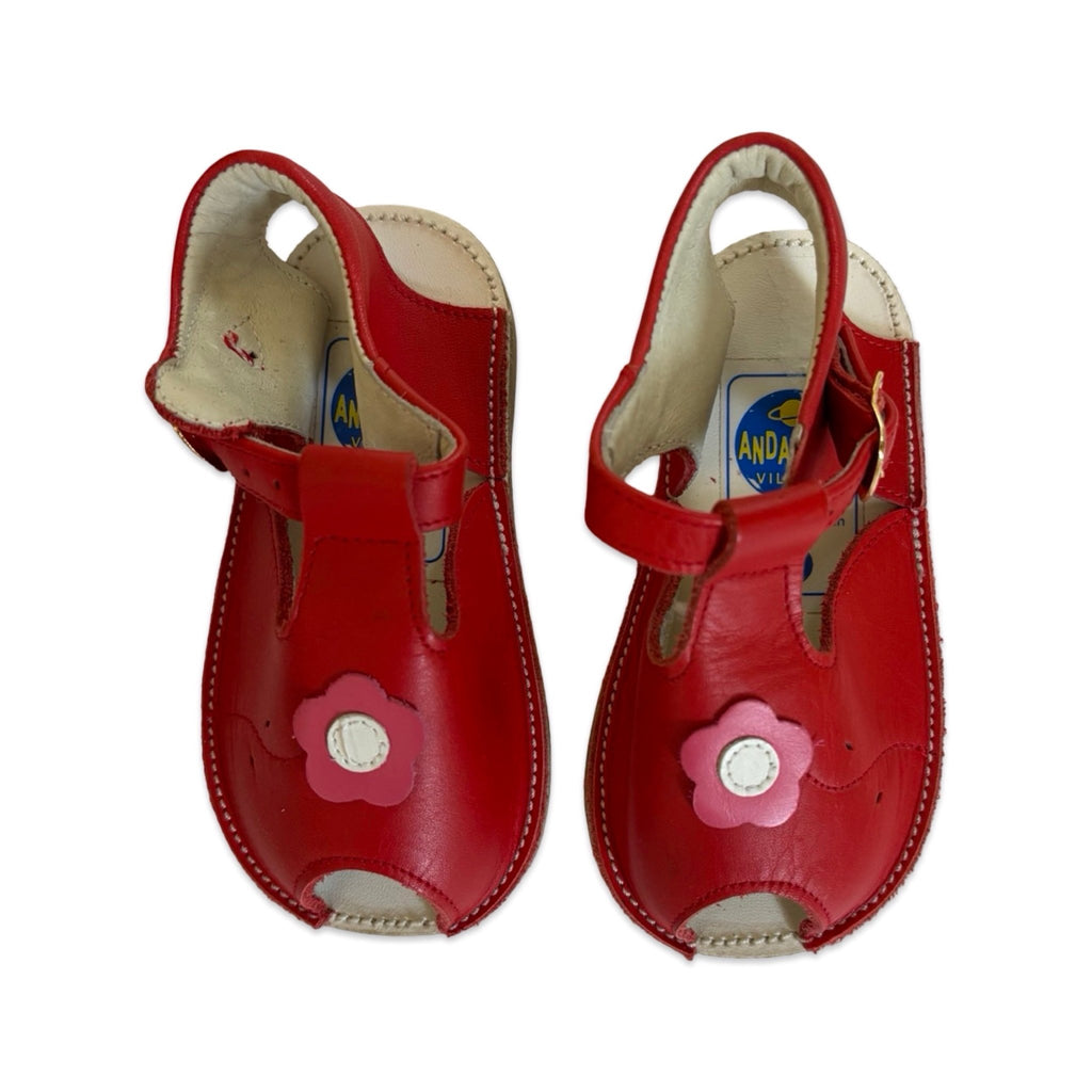Andanines Villena Red Sandals – US Toddler 5.5_ EU 21 - Miena