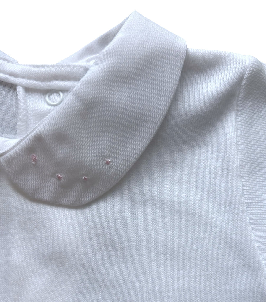 Babidu Short Sleeve Collared Onesies - 1 - 3 - 6 Months - New - Miena