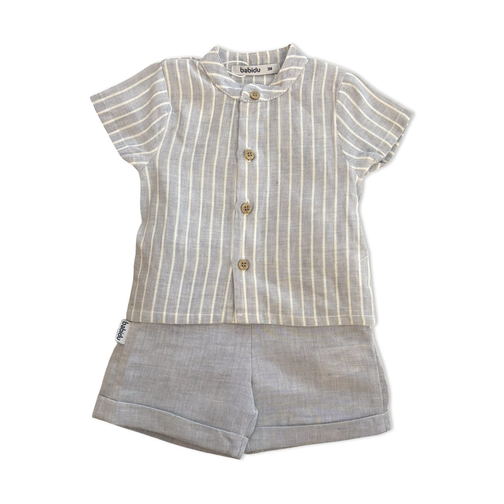 Babidu Stripped Set – 3 Months – New - Miena