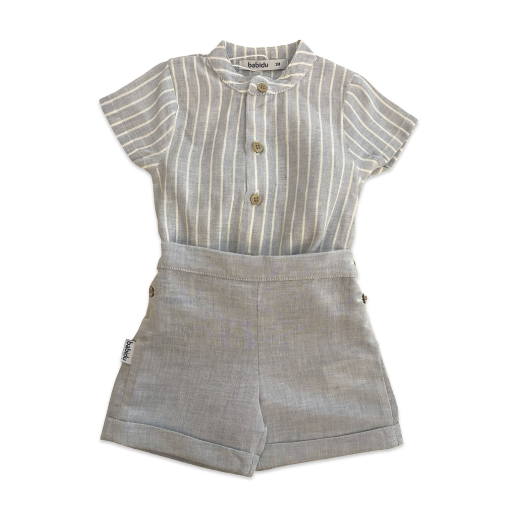 Babidu Stripped Set – 3 Months – New - Miena