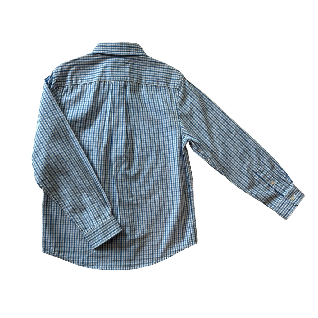 Blue Check Vineyard Vines Button Down – 7T – New - Miena