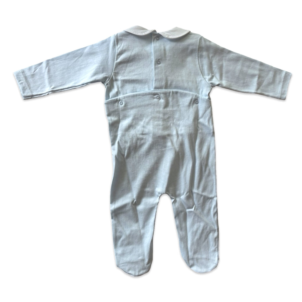 Calamaro Blue Babygrow – 6 Months – New - Miena