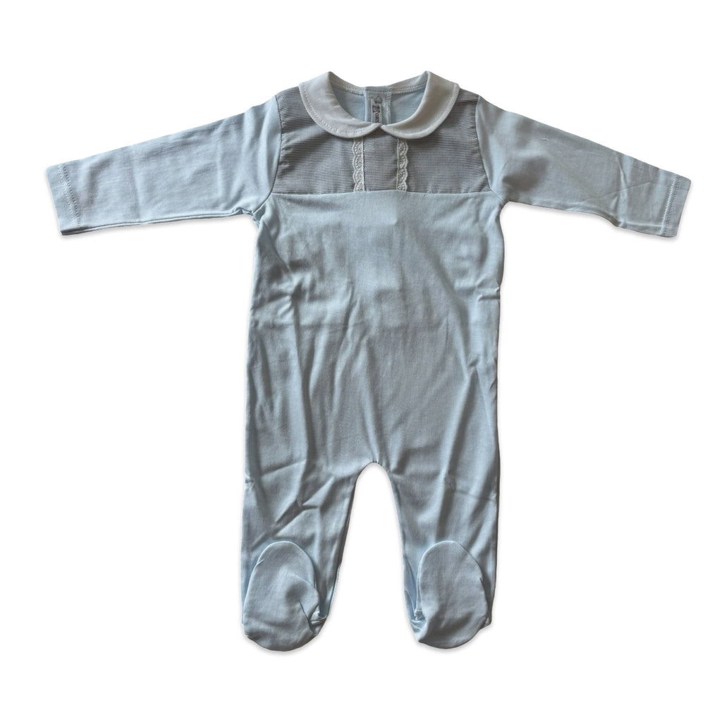 Calamaro Blue Babygrow – 6 Months – New - Miena