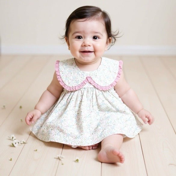 Cecil & Lou Tiny Bloom Dress - Newborn - New - Miena
