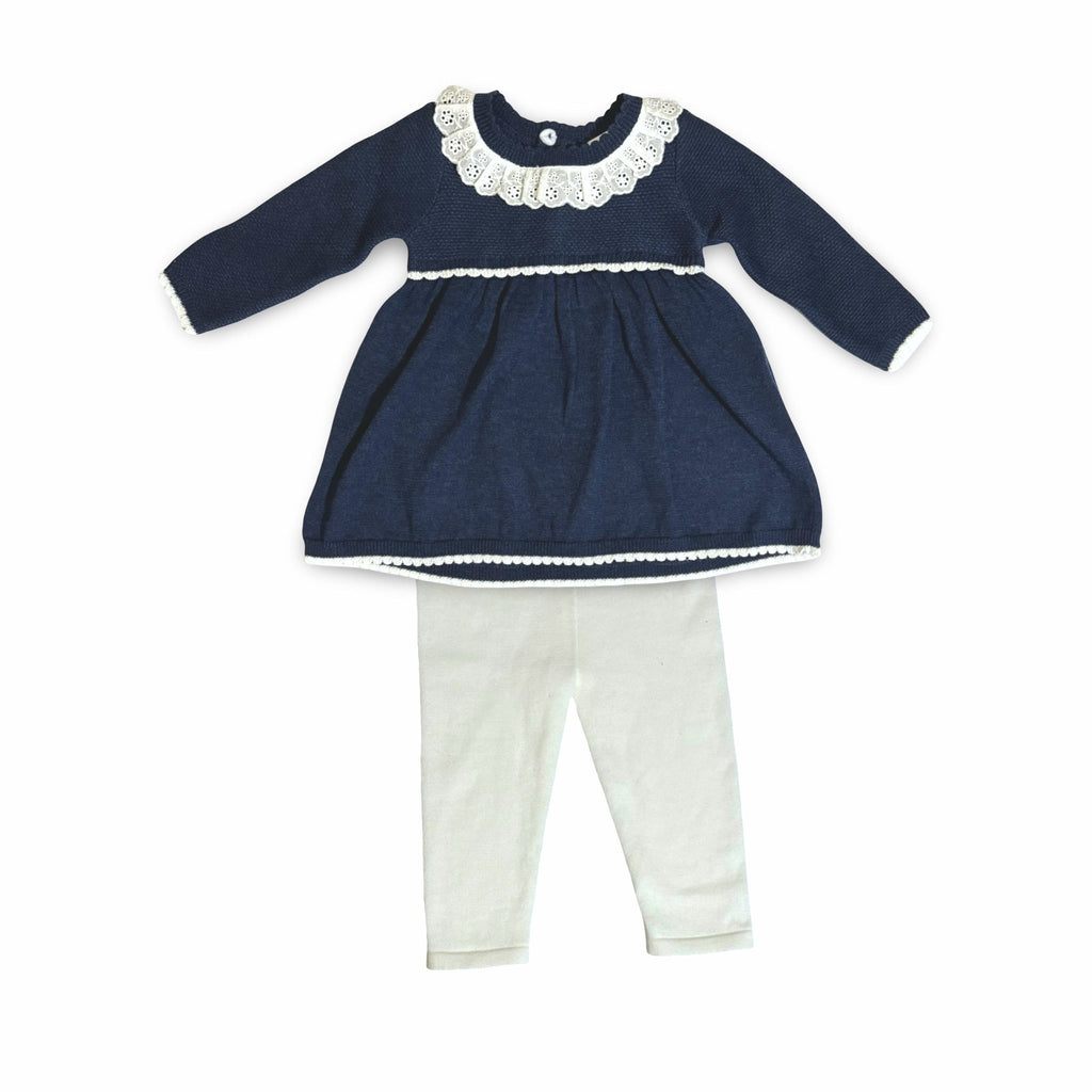 Edgehill Collection Knitted 2 Piece Set – 6 Months – New - Miena