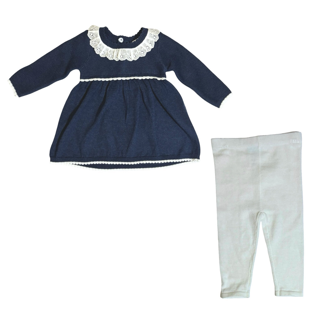 Edgehill Collection Knitted 2 Piece Set – 6 Months – New - Miena
