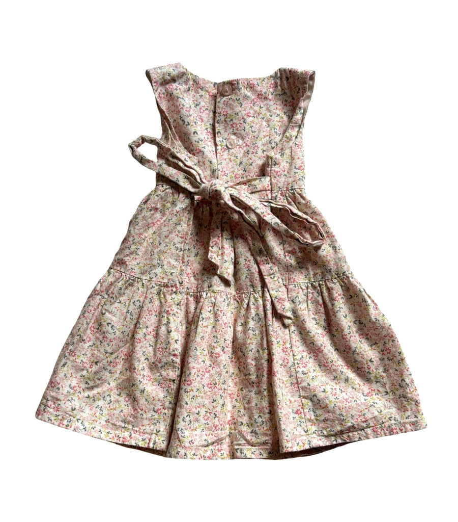 Edgehill Collection Tiered Pink Floral Dress - 6 Months - Miena