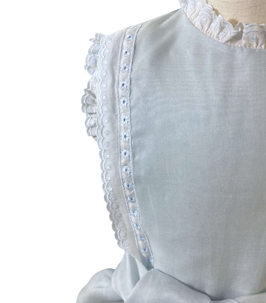 El Faldellin by Surellis Blue Organza Dress - 6T - New - Miena