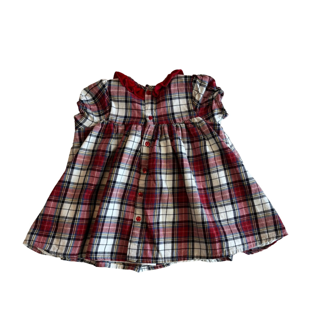 EPK Red Tartan Dress – 6 Months - Miena