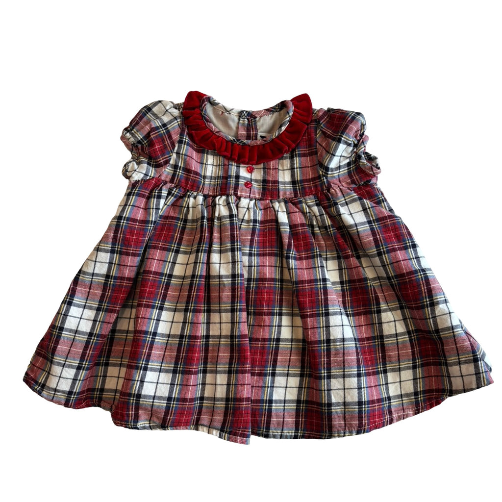 EPK Red Tartan Dress – 6 Months - Miena