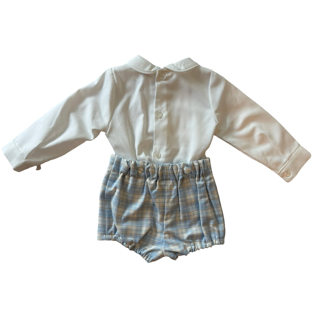 Infantiles Ferregal Sky Check Baby Set - 3 Months – New - Miena