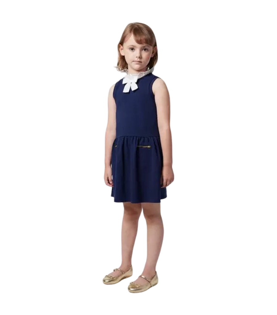 Janie and Jack Bow Collar Dress - 7T - Miena