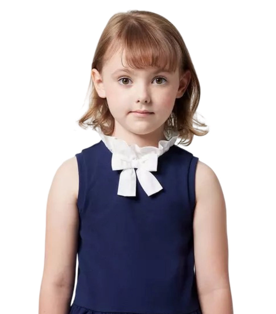 Janie and Jack Bow Collar Dress - 7T - Miena