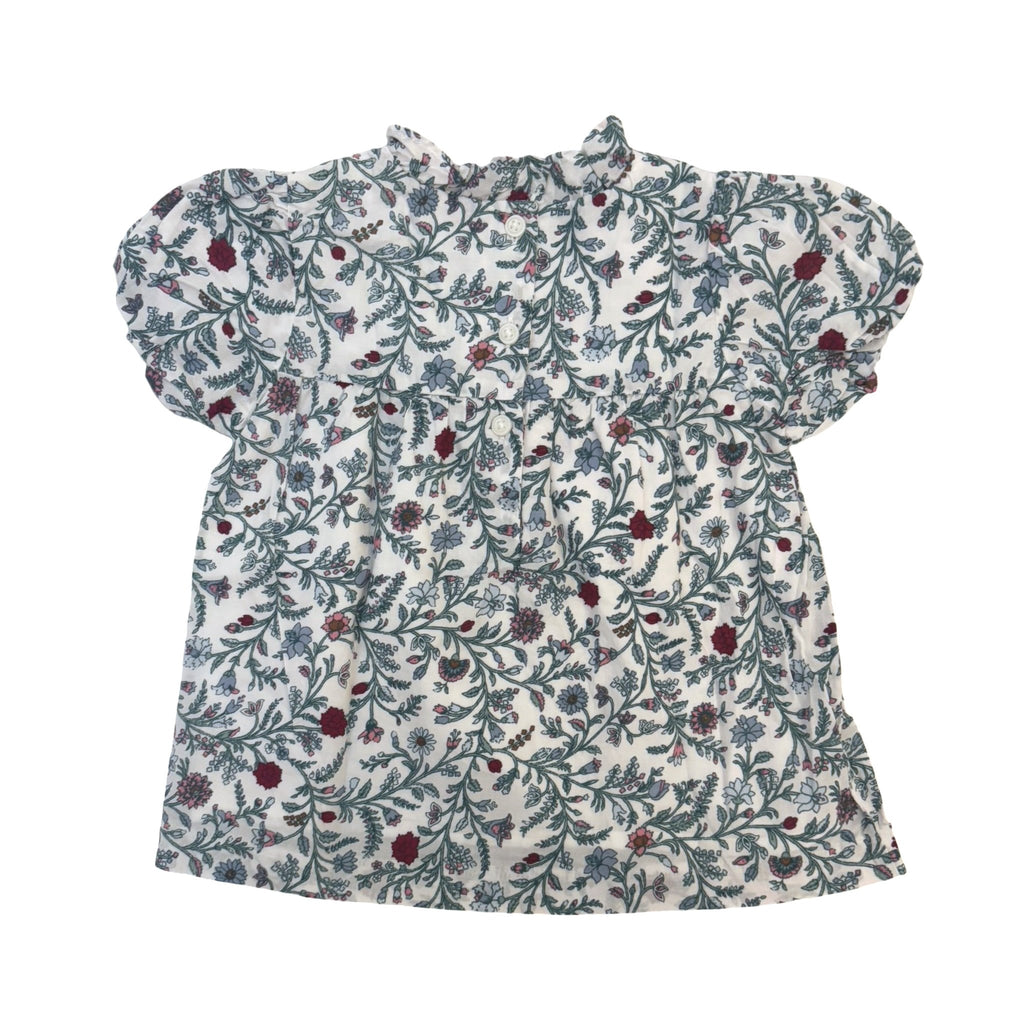 Janie and Jack Floral Top – 2T - Miena