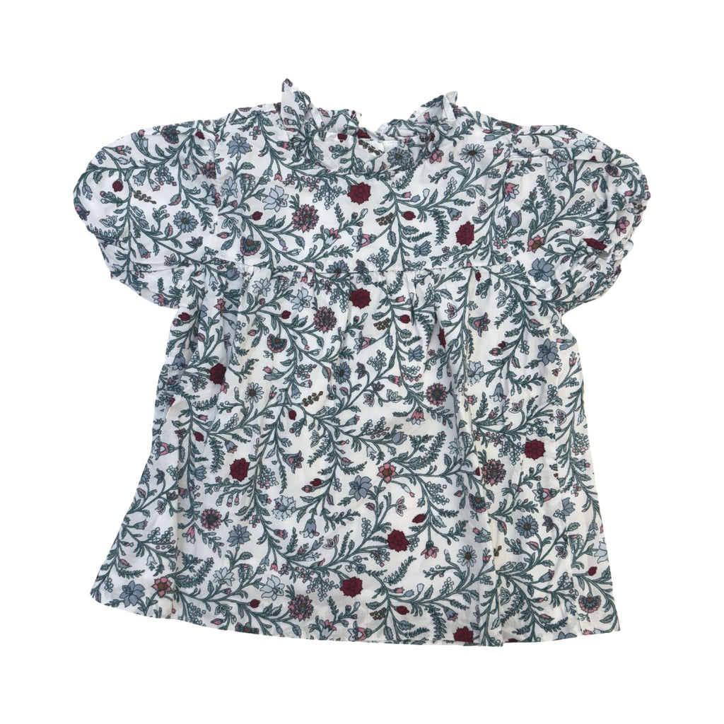 Janie and Jack Floral Top – 2T - Miena