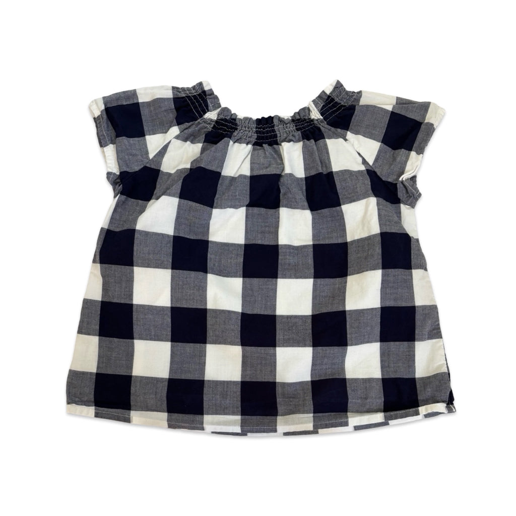 Janie and Jack Gingham Top – 4T - Miena