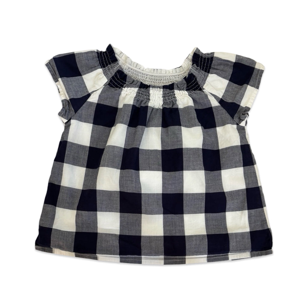 Janie and Jack Gingham Top – 4T - Miena