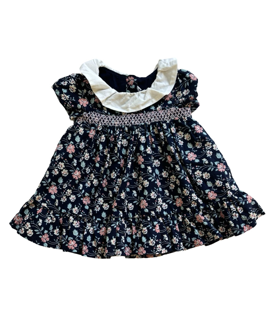 Janie and Jack Smocked Floral Dress 0–3 Months - Miena