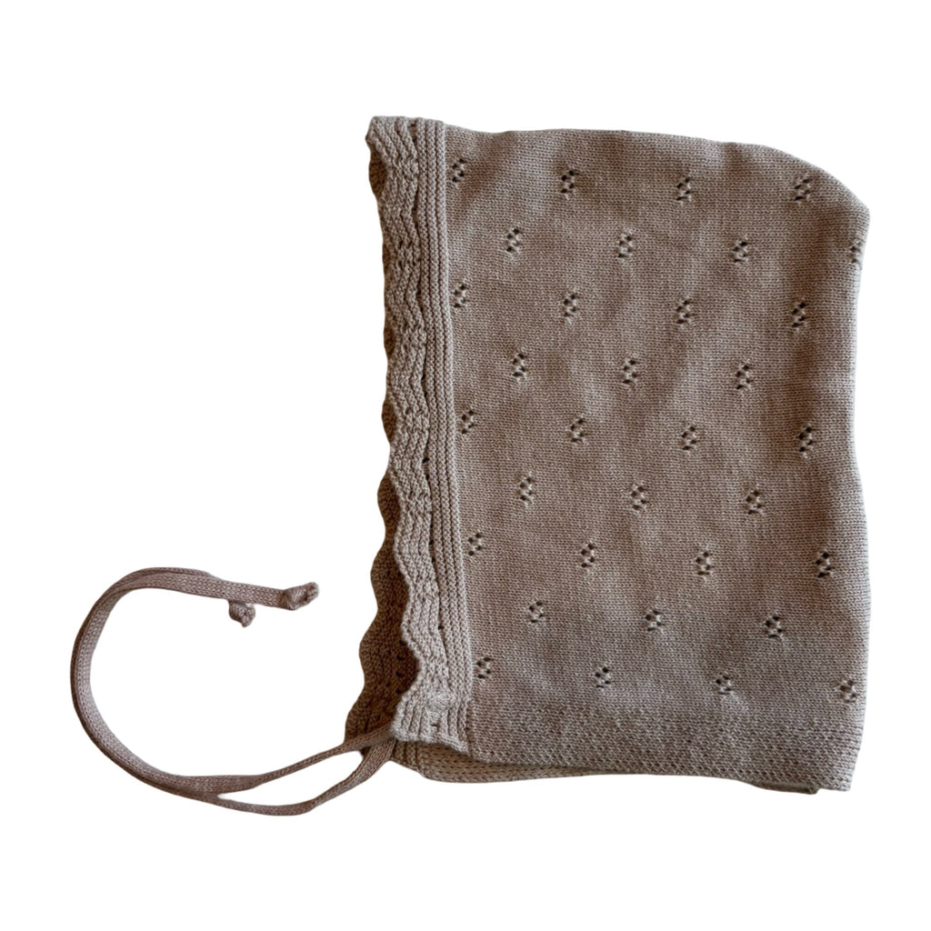 Knitted Bonnet – 3 to 6 Months - Miena