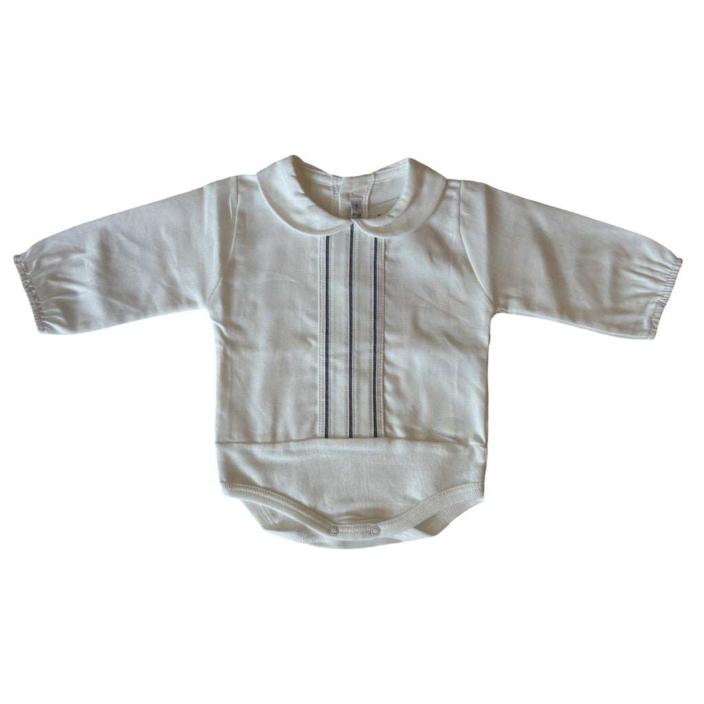 Long Sleeve Cotton Onesie – 1 Month – New - Miena