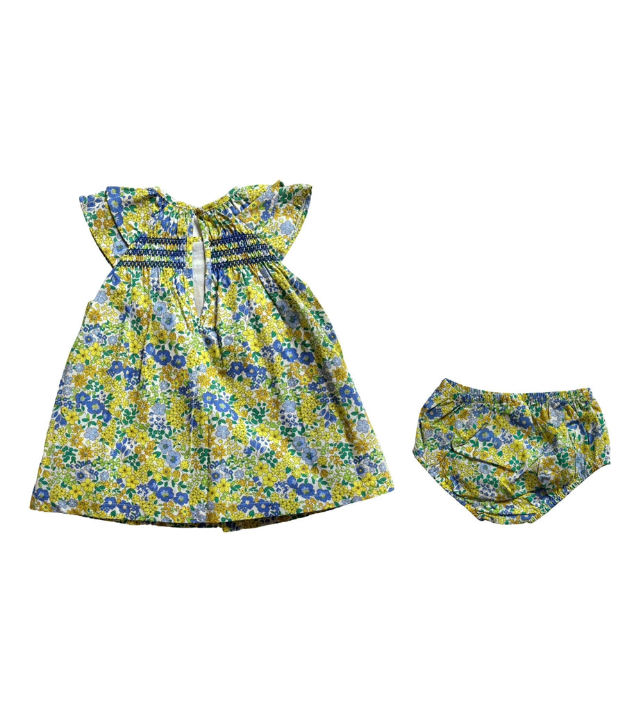 Mayoral Dandelion Floral Dress with Bloomers – 4 to 6 Months – New - Miena