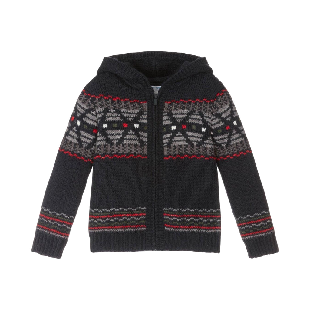 Mayoral Fair Isle Hooded Cardigan - 8T New - Miena
