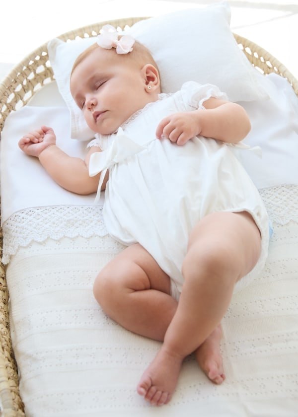 Mayoral Heirloom Lace Romper - 12 Months – New - Miena