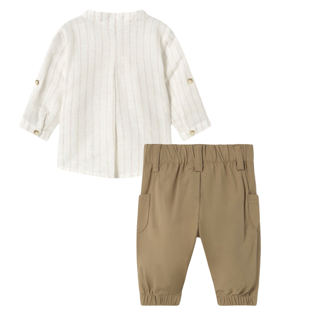 Mayoral Linen Boys Set – 0 to 1 Month - New - Miena