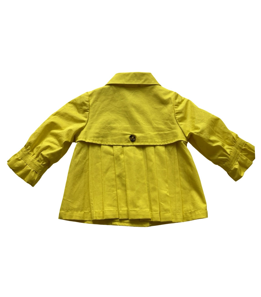 Mayoral Yellow Trench Coat - 6 Months - New - Miena