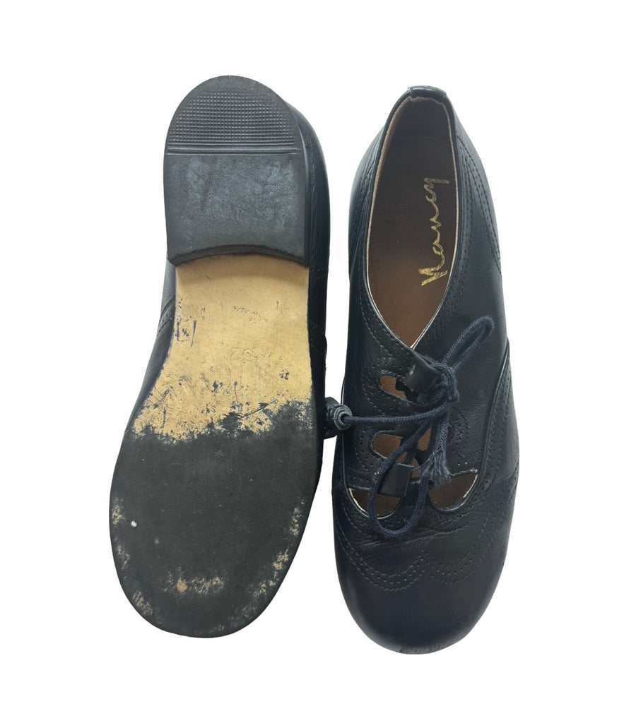 Nancy Girls Leather Brogue Shoes - US 1 Kids 1_EU32 - Miena