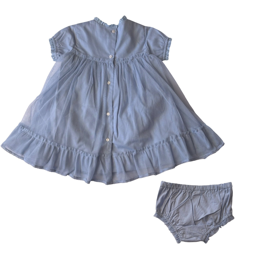 Patricia Mendiluce Blue Tulle Dress – 18 Months – New - Miena