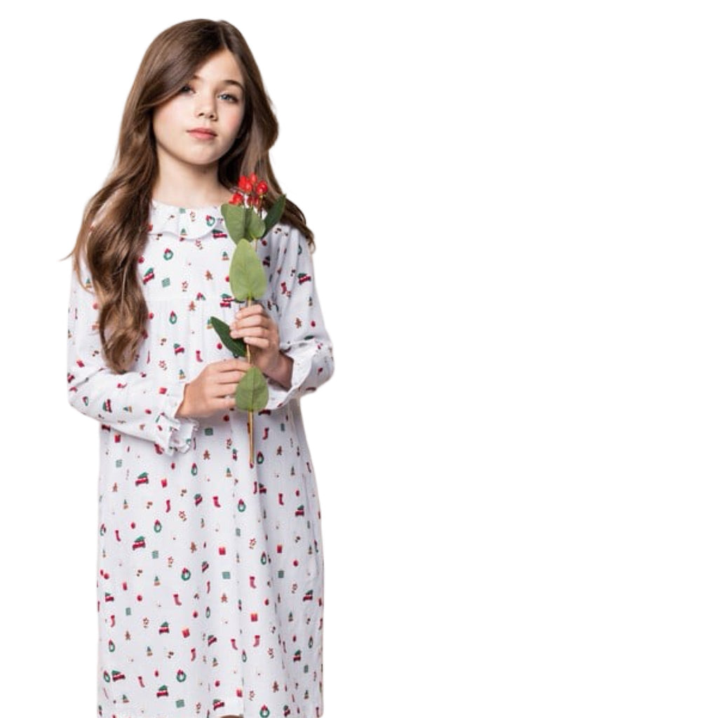 Petite Plume Winter Nostalgia Nightgown – 6T - Miena