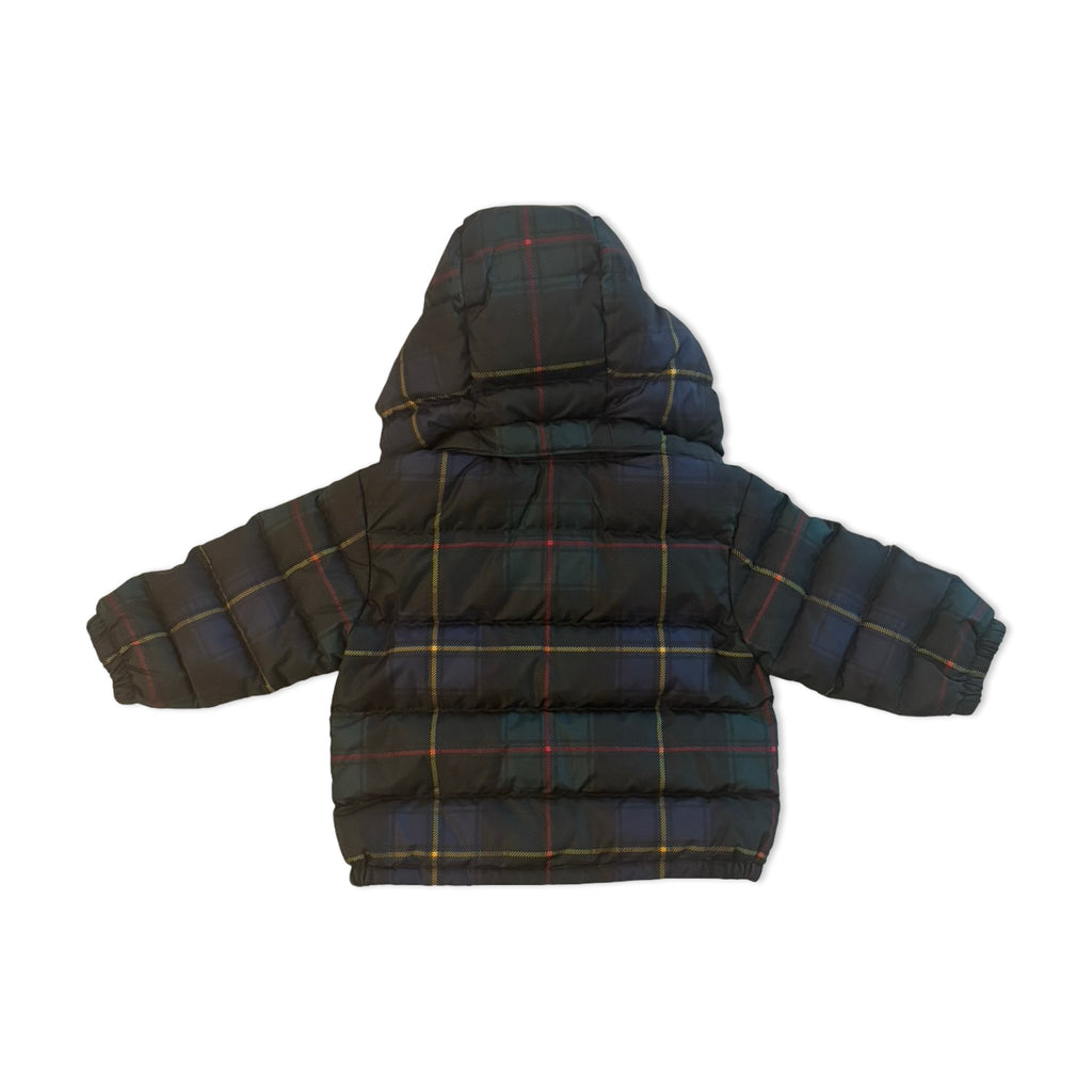 Ralph Lauren Baby Polo Bear Plaid Down Jacket - 9 Months - Miena
