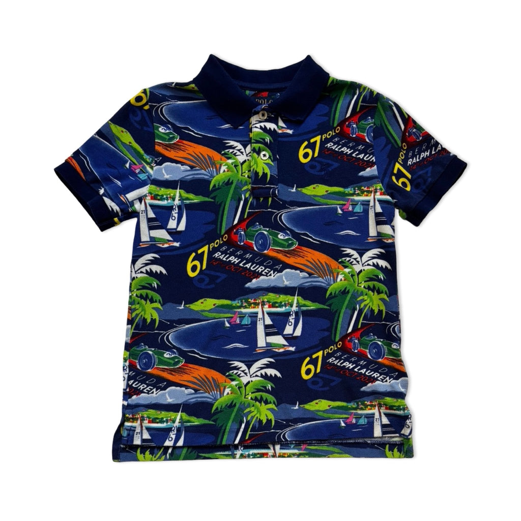 Ralph Lauren Tropical Car Race Polo – 5T - Miena