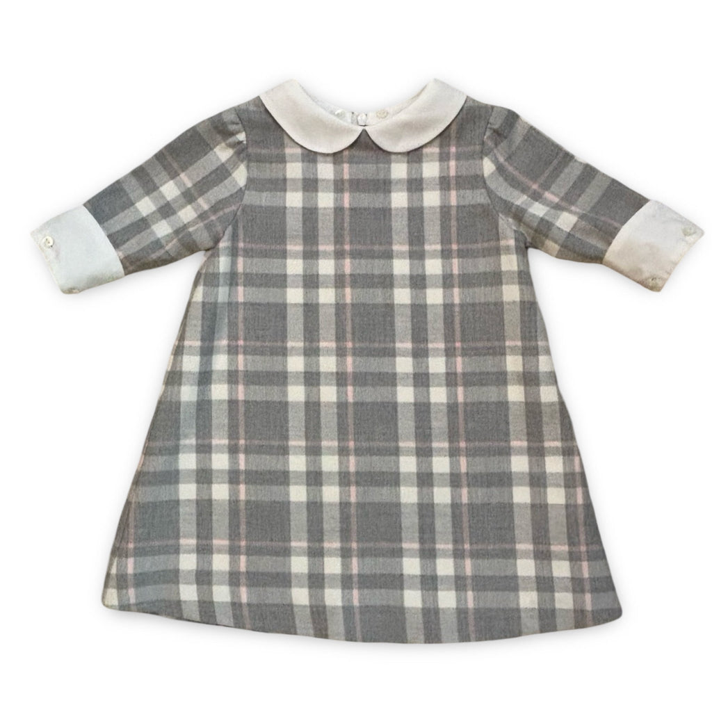 Sarah Louise Tartan Dress – 2T - Miena