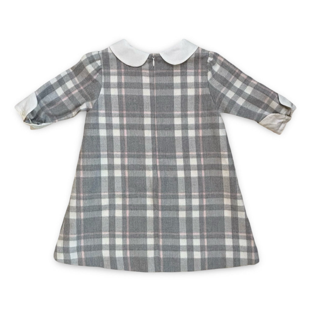 Sarah Louise Tartan Dress – 2T - Miena
