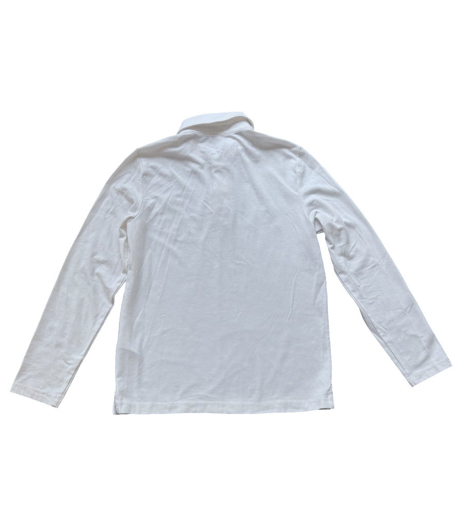 Vineyard Vines White Long Sleeve Edgartown Polo - 7T - Miena