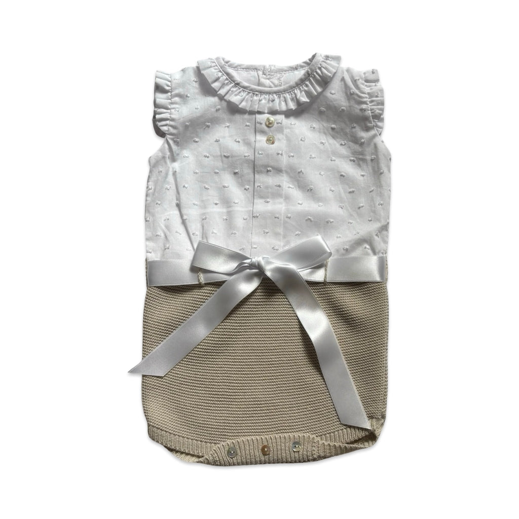 Visi Heritage Ribbon Romper – 6 Months – New - Miena