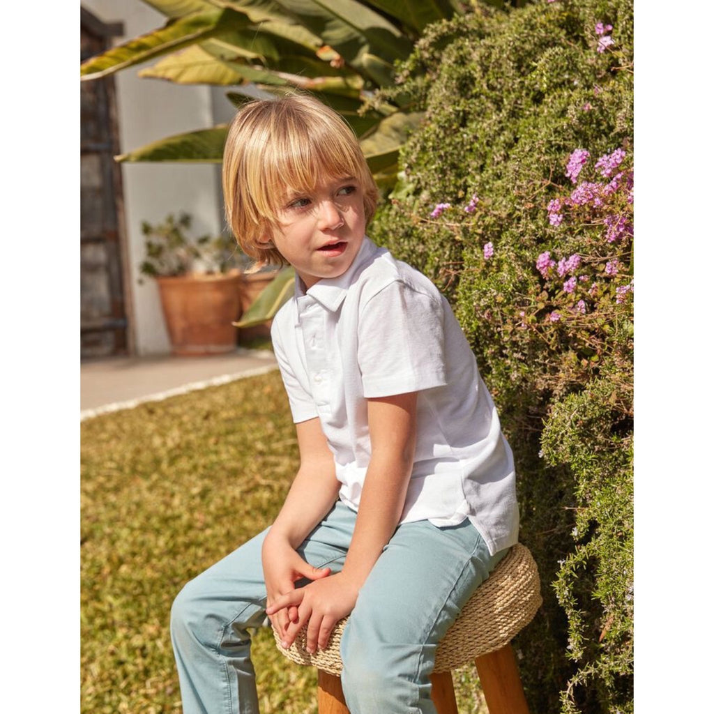 Gocco White Polo 5-6T - Miena