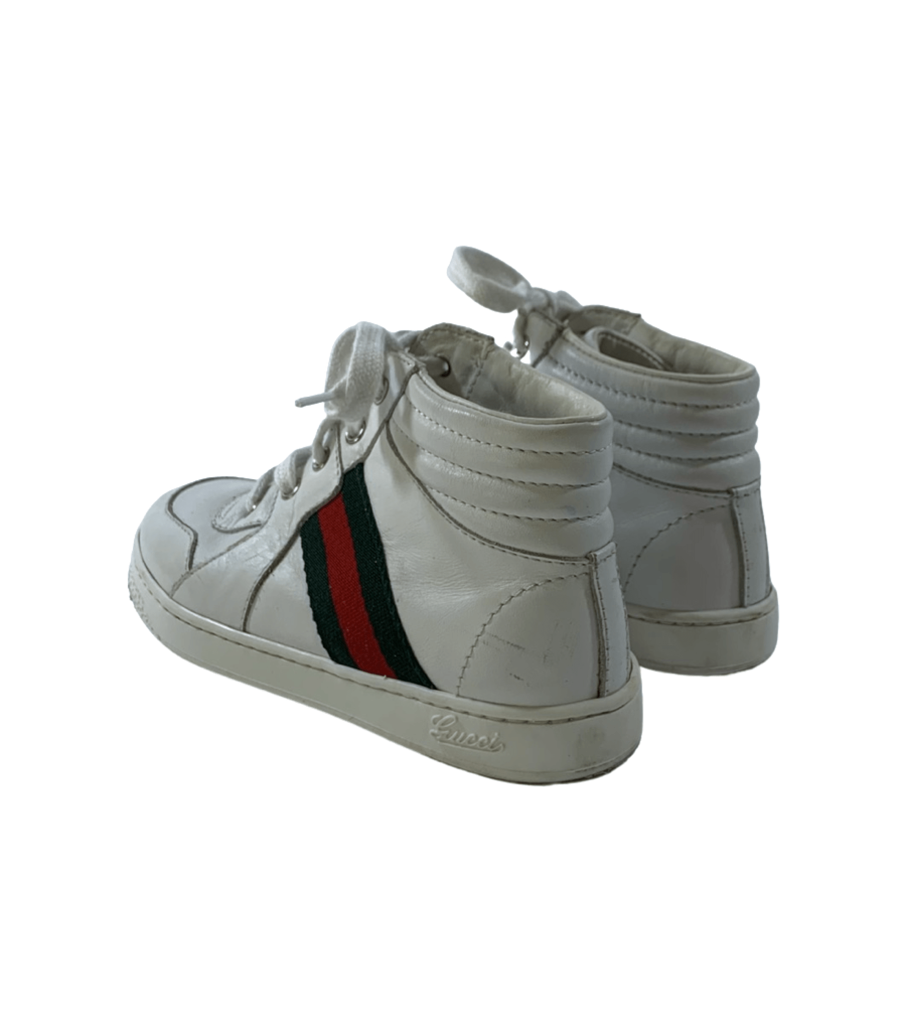Gucci white top high tops