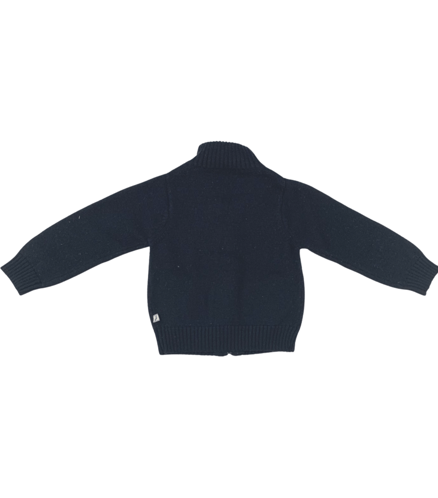 Jacadi Black Wool Cardigan - 2T - Miena