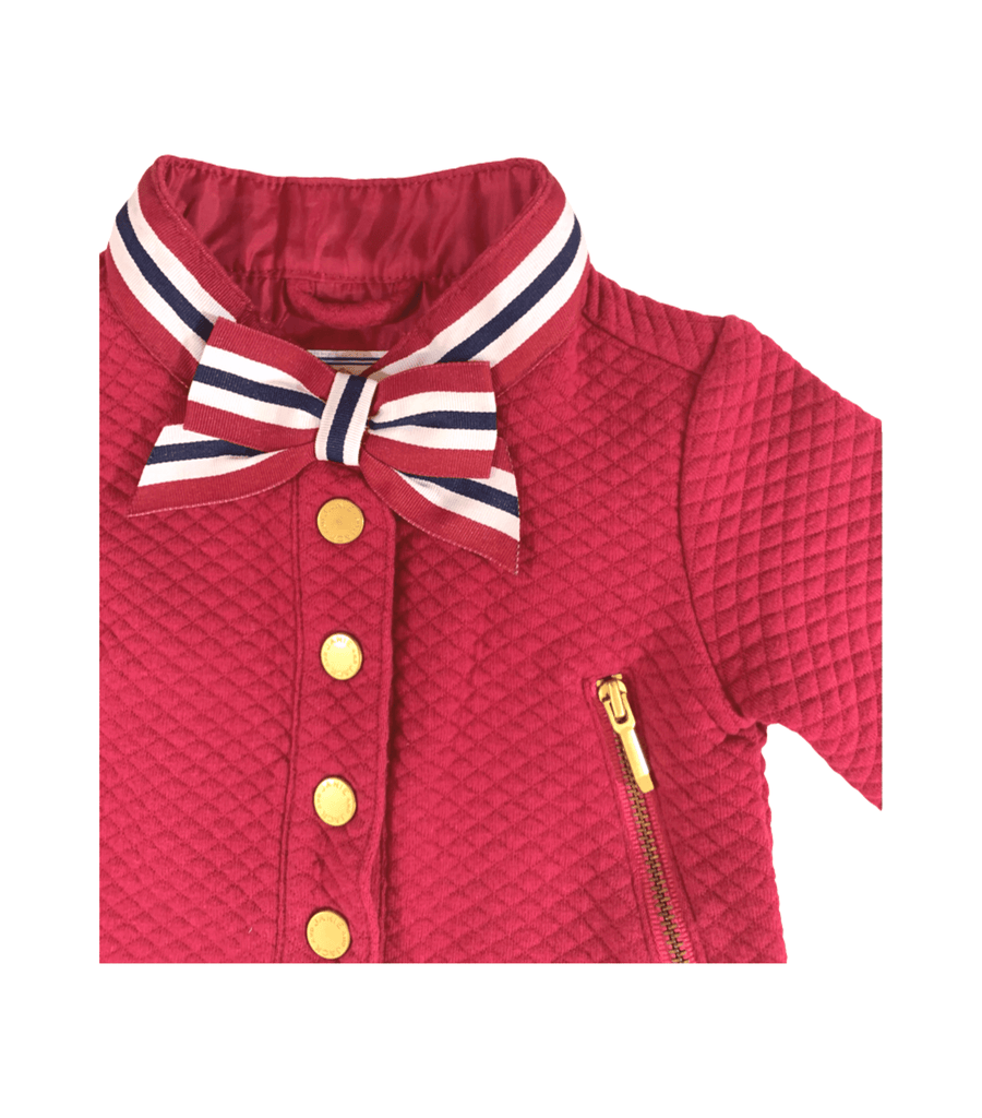 Janie and Jack Pink Bomber Jacket - 6 to 12 Months - Miena