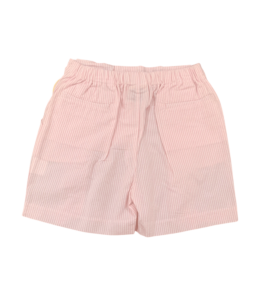 Little English Ruffled Pink Stripes Shorts - 6X - New - Miena