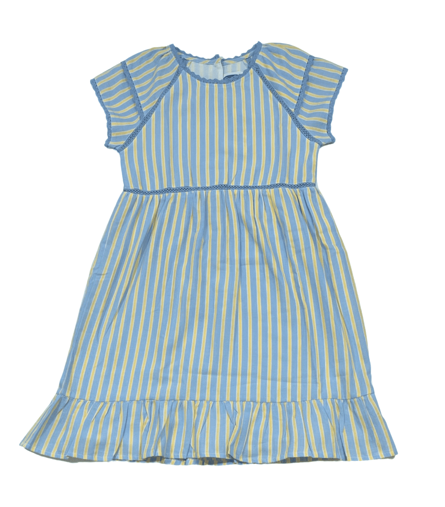 Patricia Mendiluce Blue Stripped Dress - 1OT - New - Miena