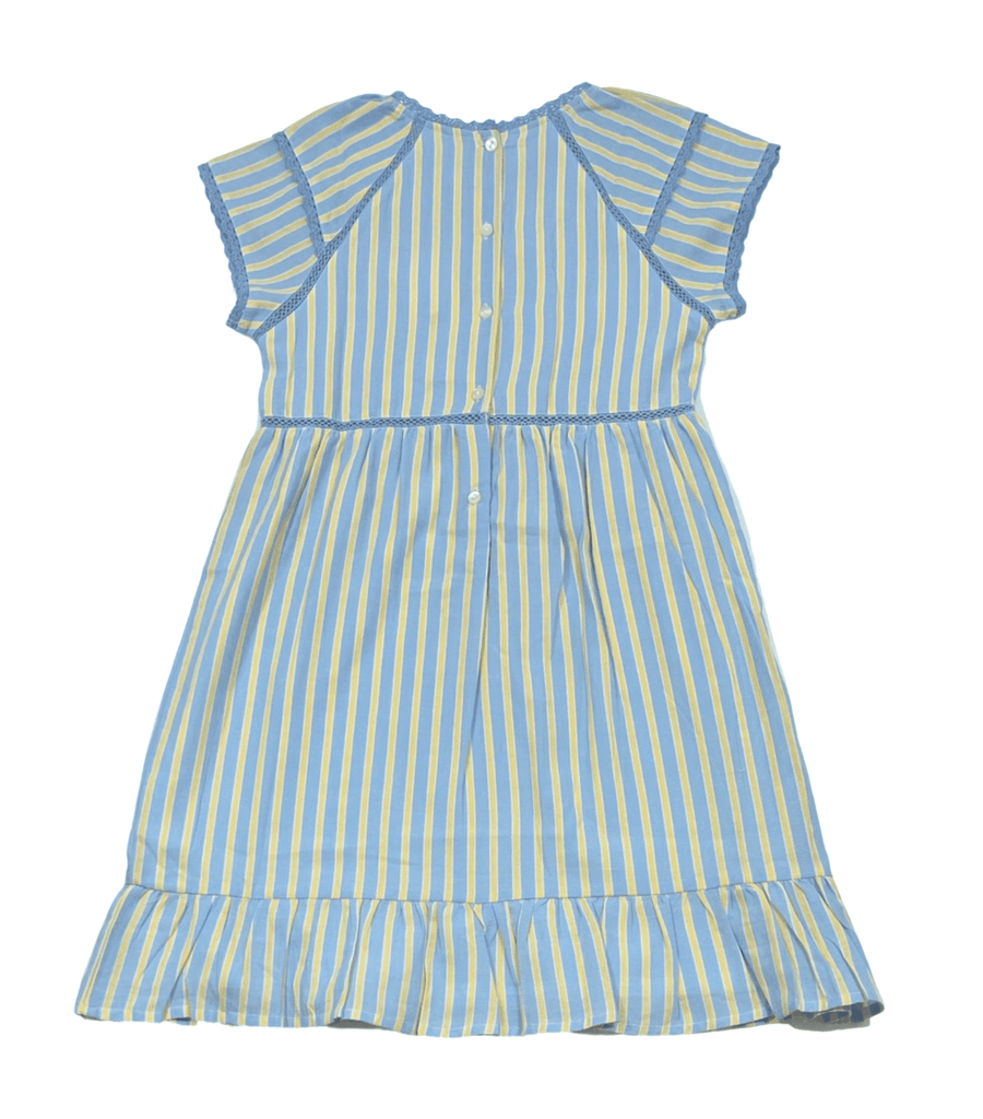 Patricia Mendiluce Blue Stripped Dress - 1OT - New - Miena
