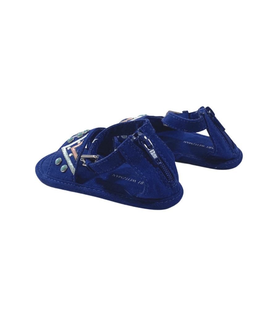 Stuart Weitzman Blue Sandals - US 3 - New - Miena