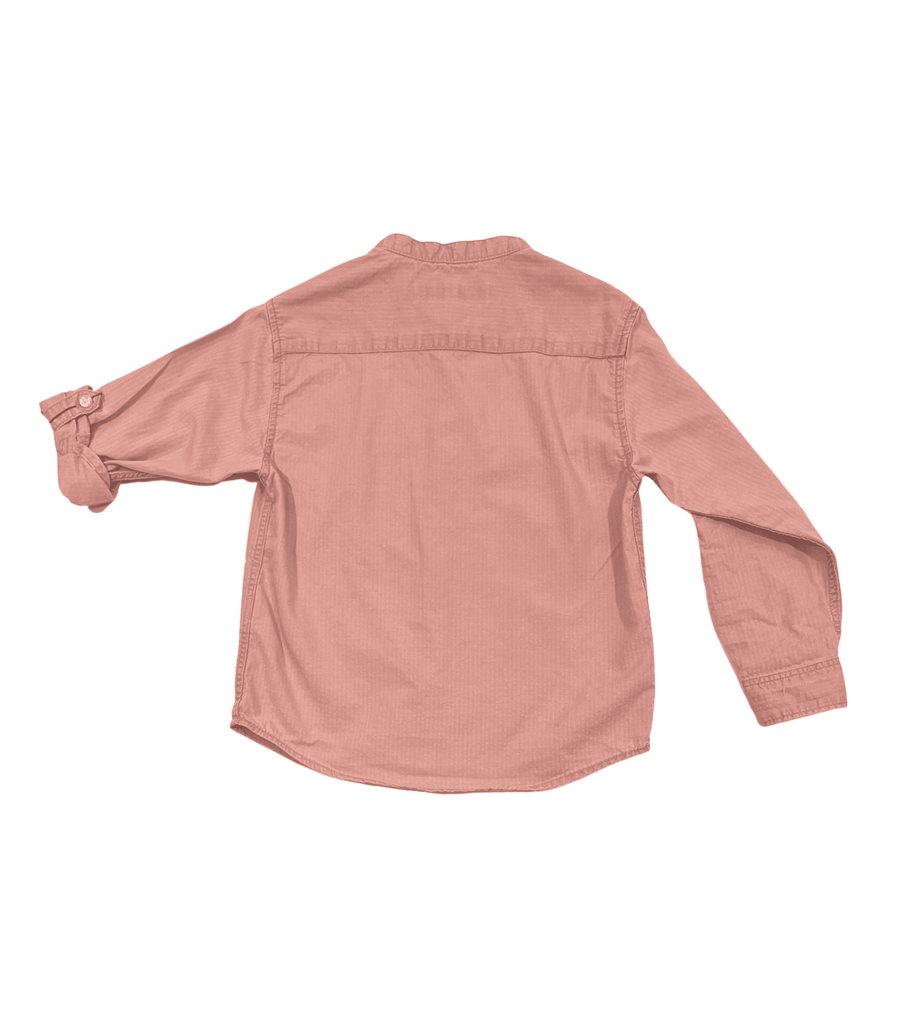 Zara Red Button Up- 5T - Miena